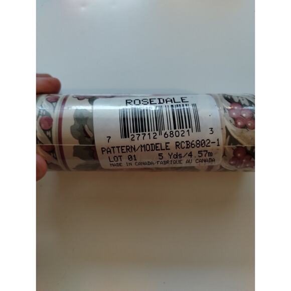 Rosedale Pre-pasted Decorative Wall Border - Fruit Pomegranate Grapes - 5 yds - Picture 4 of 4